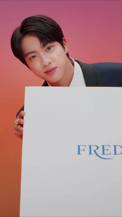 A heartfelt wallpaper shared by Jin (BTS)'s fans