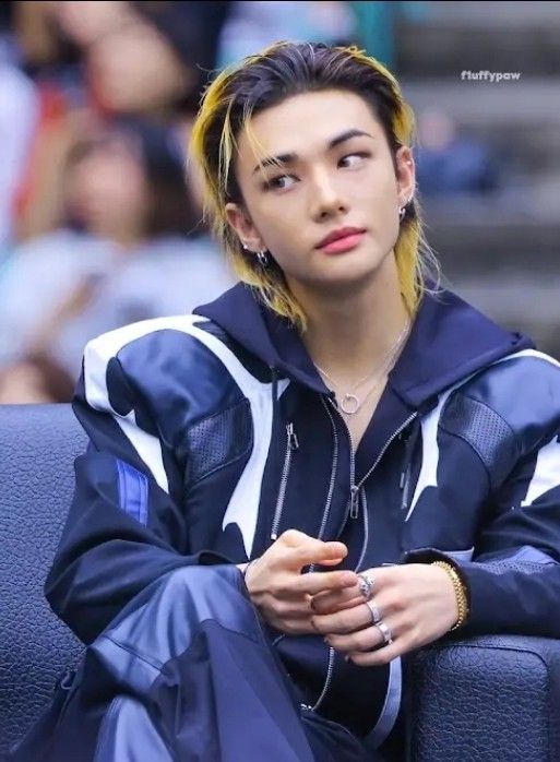 A moment captured by Hyunjin (Stray Kids)'s fan