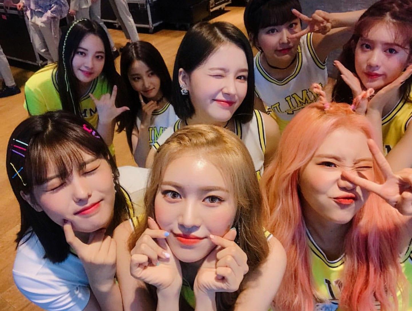 A moment captured by MOMOLAND's fan