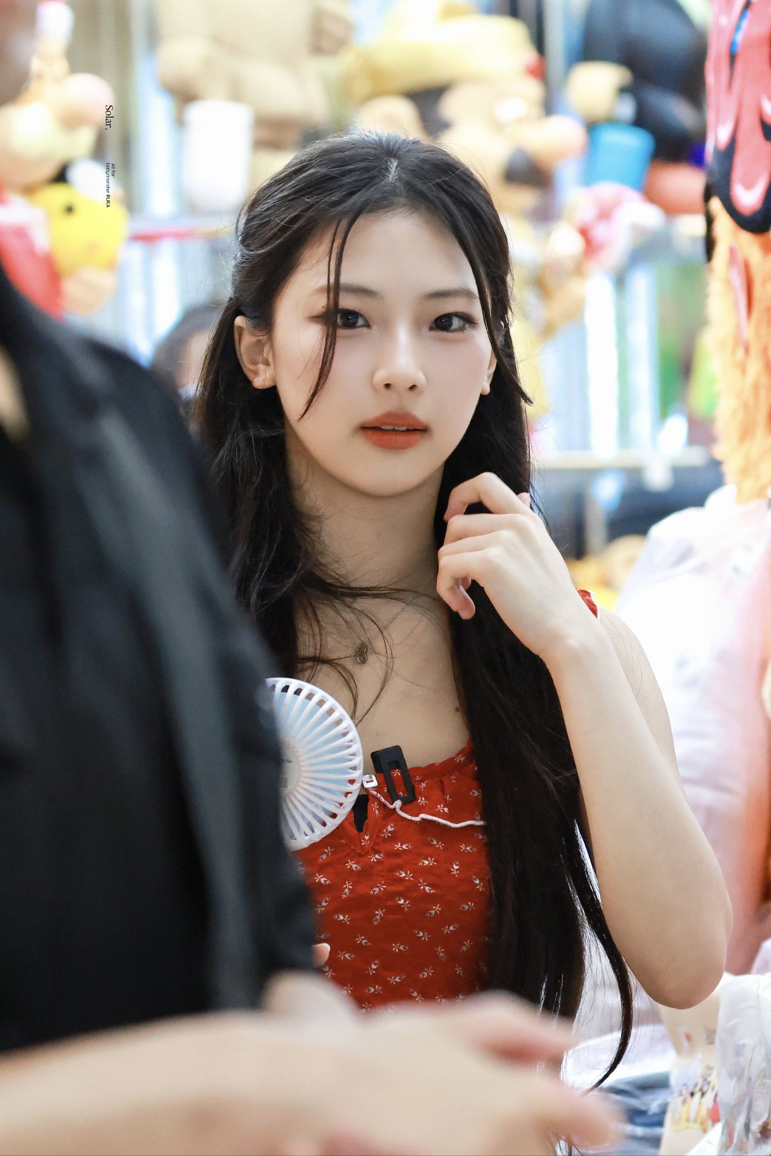 A moment captured by Ruka (BABYMONSTER)'s fan