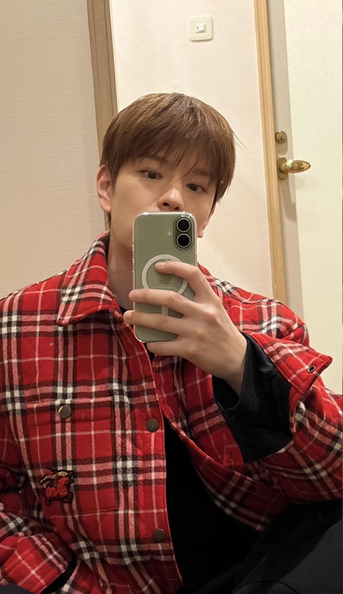 Recent activity shot of Seungmin (Stray Kids)