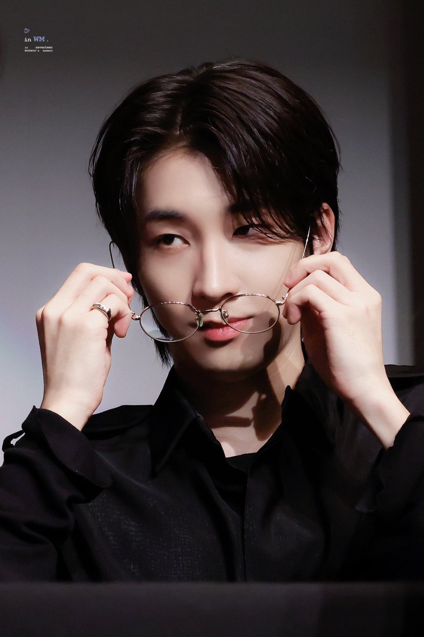 Recent activity shot of Wonwoo (SEVENTEEN)