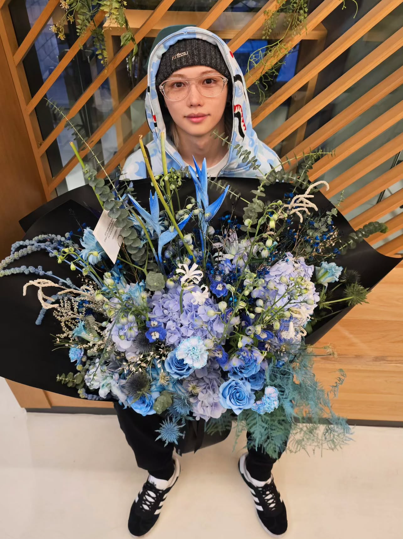 Recent activity shot of Felix (Stray Kids)