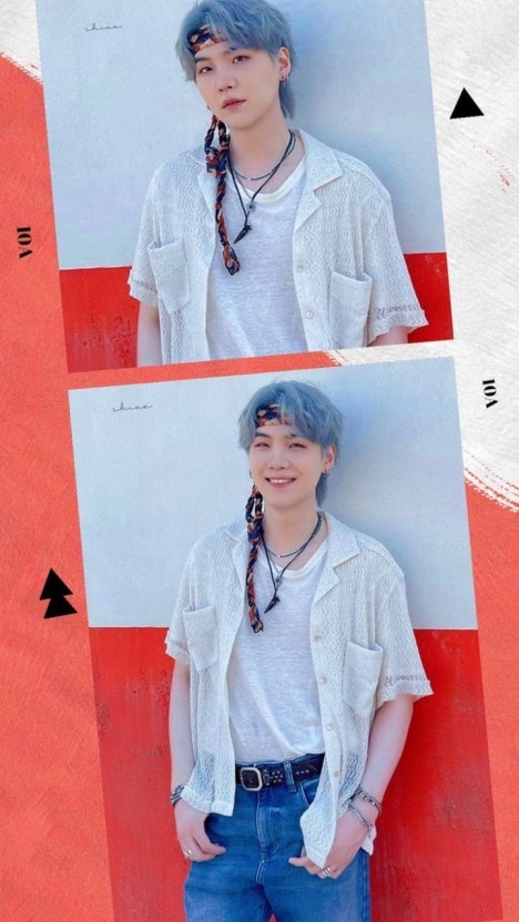 Fan-made special wallpaper for SUGA (BTS)