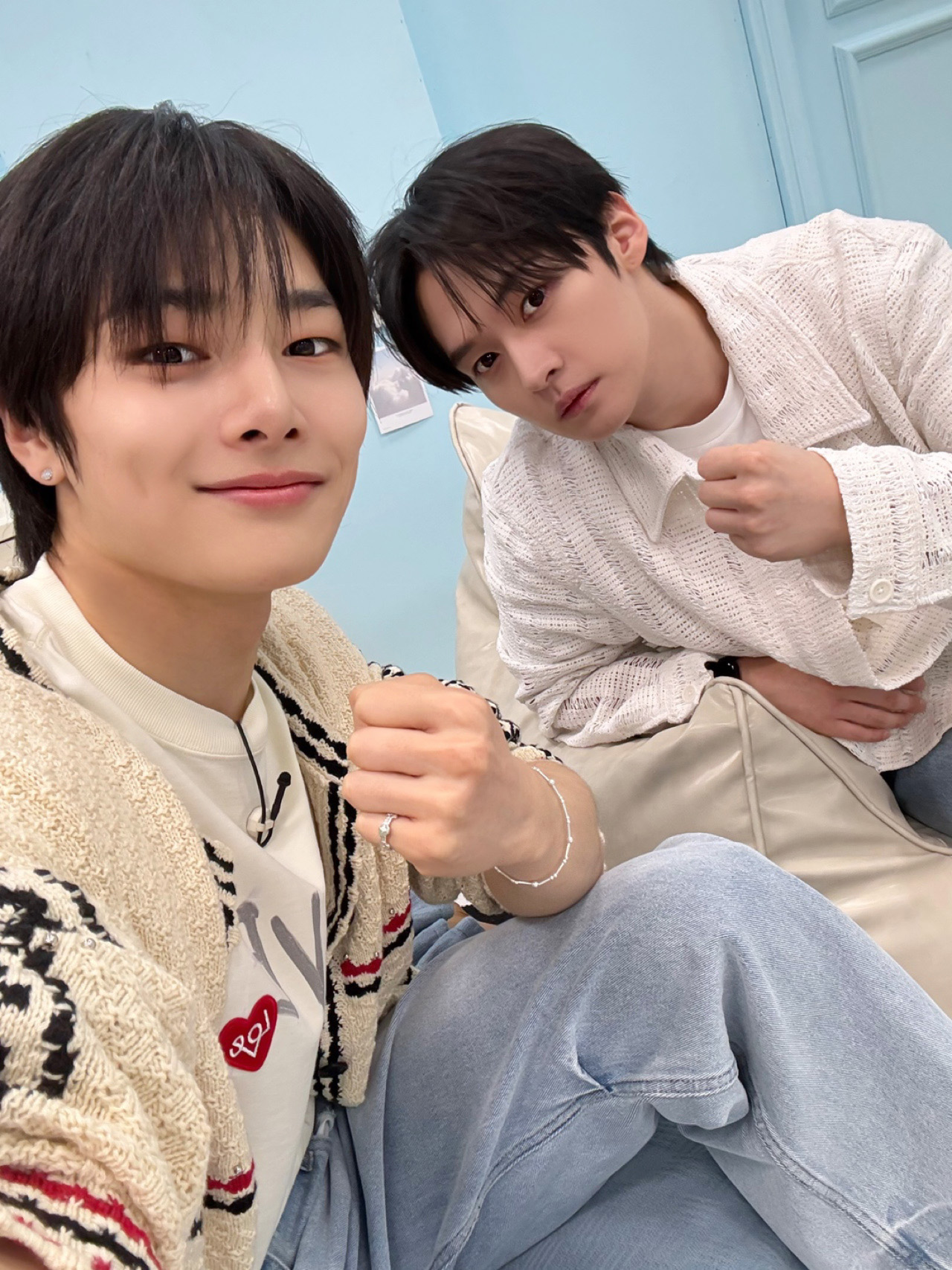 A moment captured by I.N (Stray Kids)'s fan