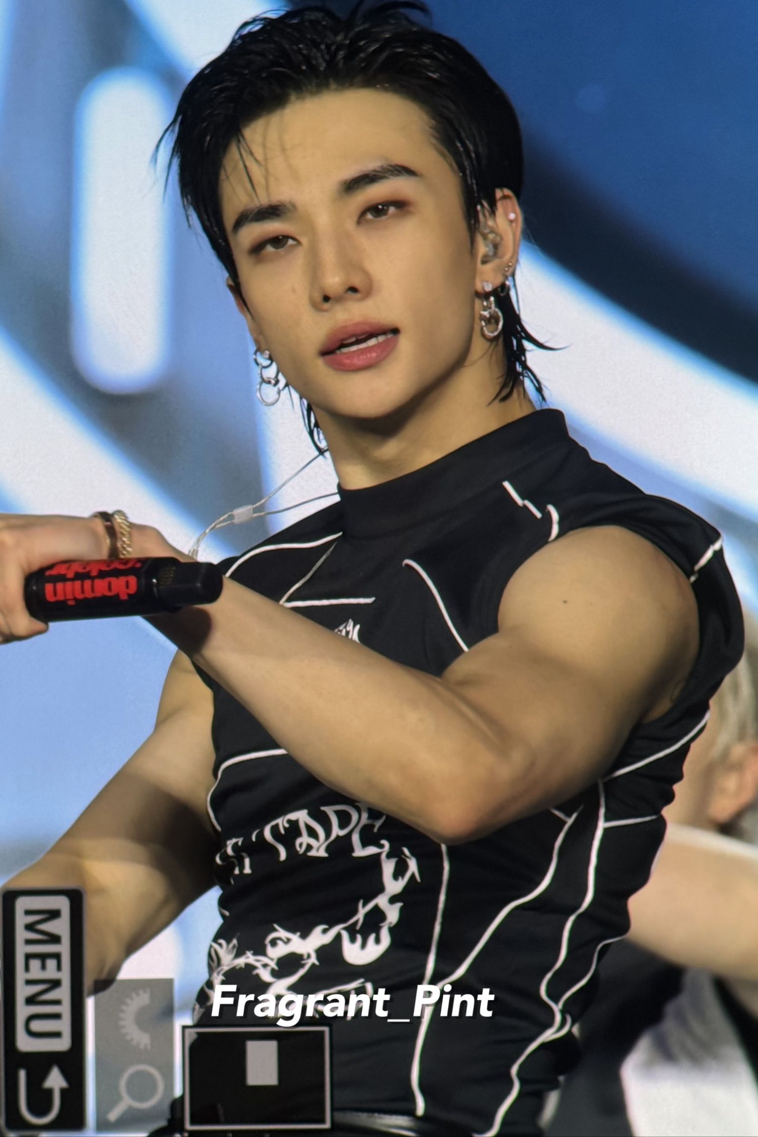 Recent activity shot of Hyunjin (Stray Kids)