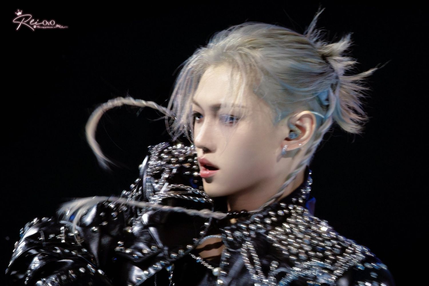 A moment captured by Felix (Stray Kids)'s fan