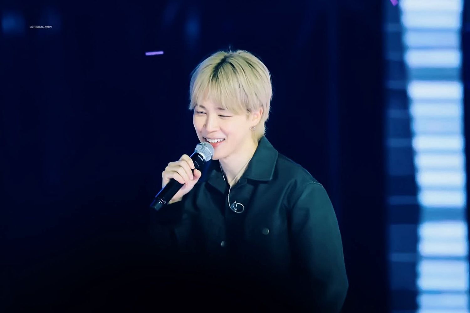 Recent activity shot of Jimin (BTS)