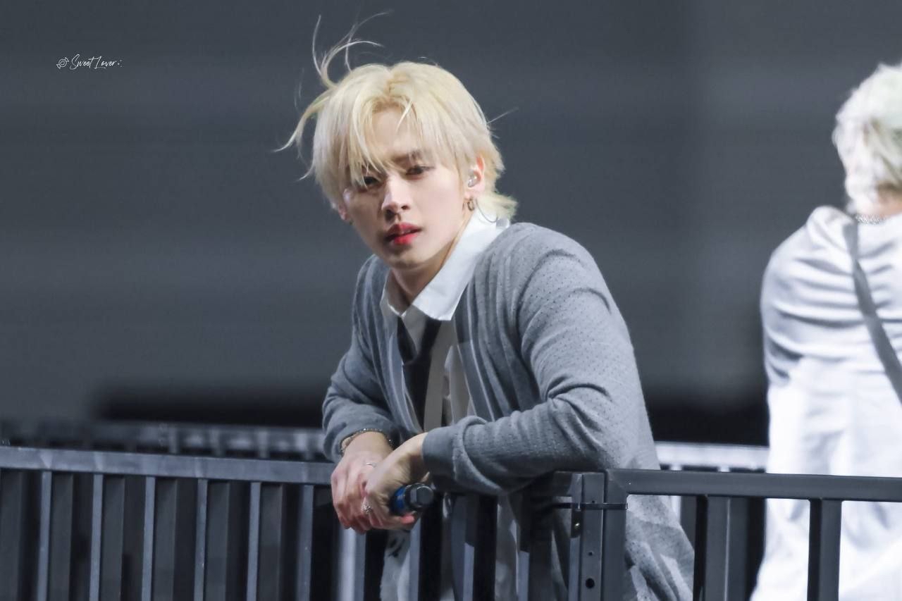 Recent activity shot of Lee Know (Stray Kids)