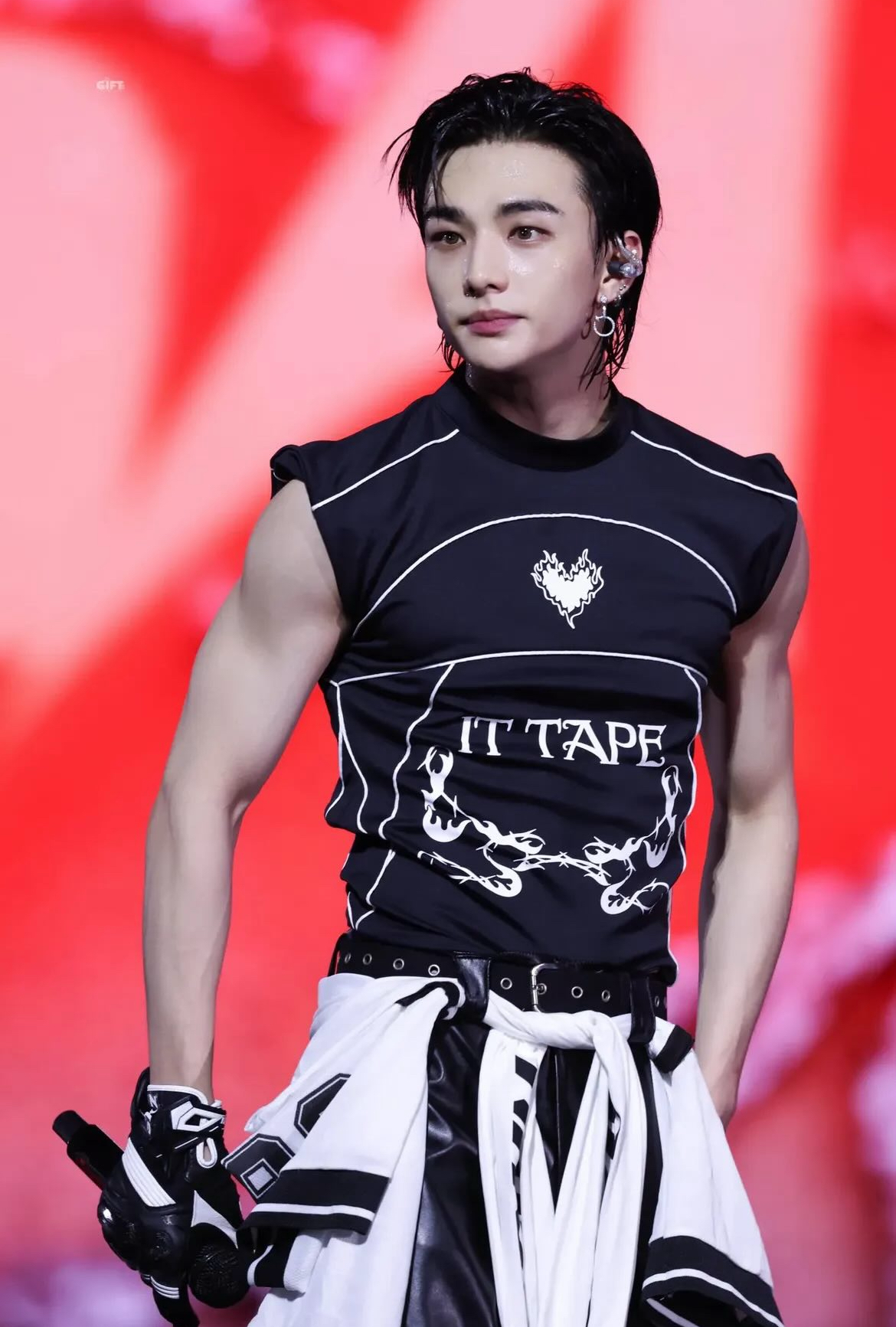Recent activity shot of Hyunjin (Stray Kids)