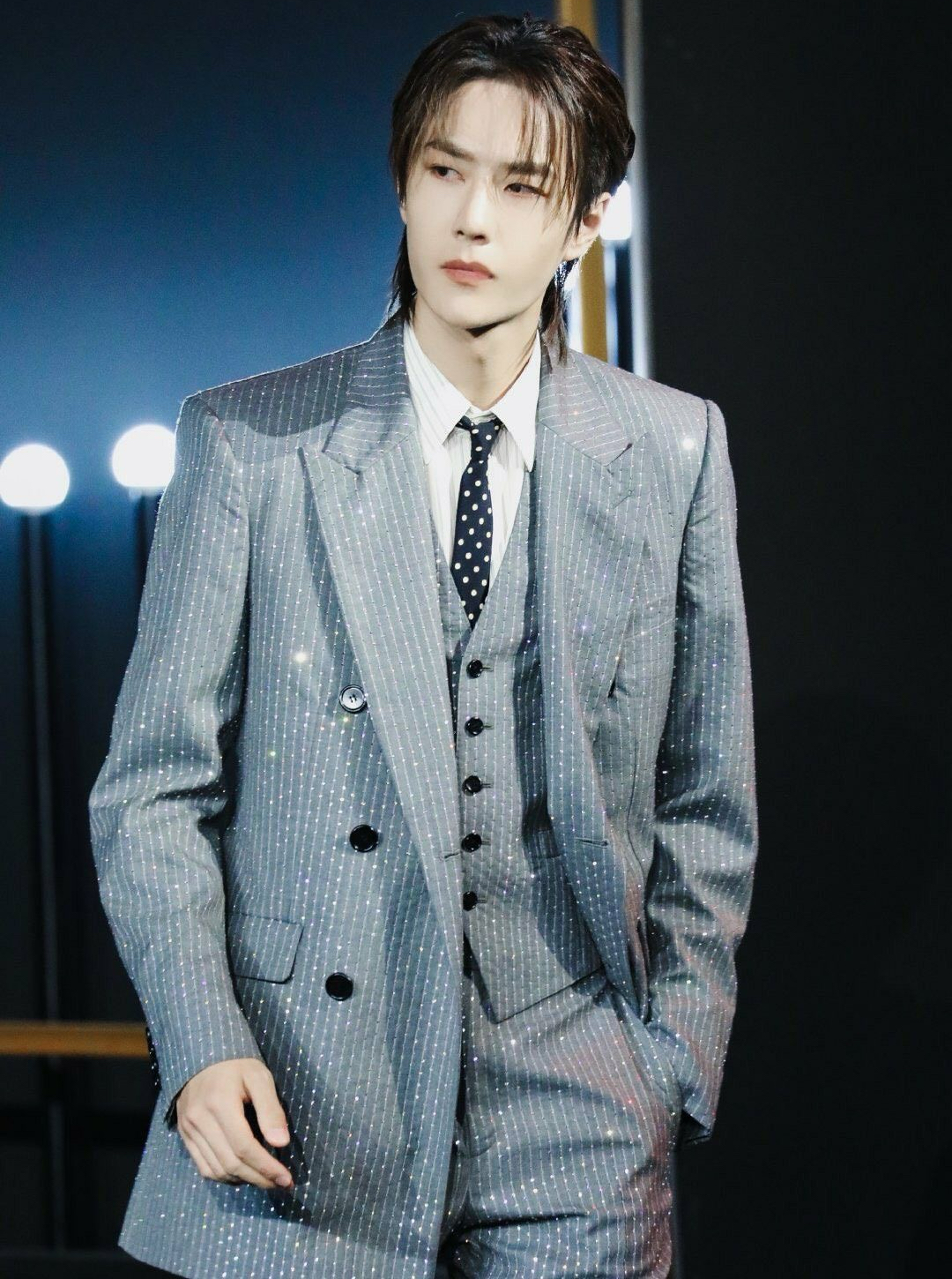 Recent activity shot of Wang Yibo