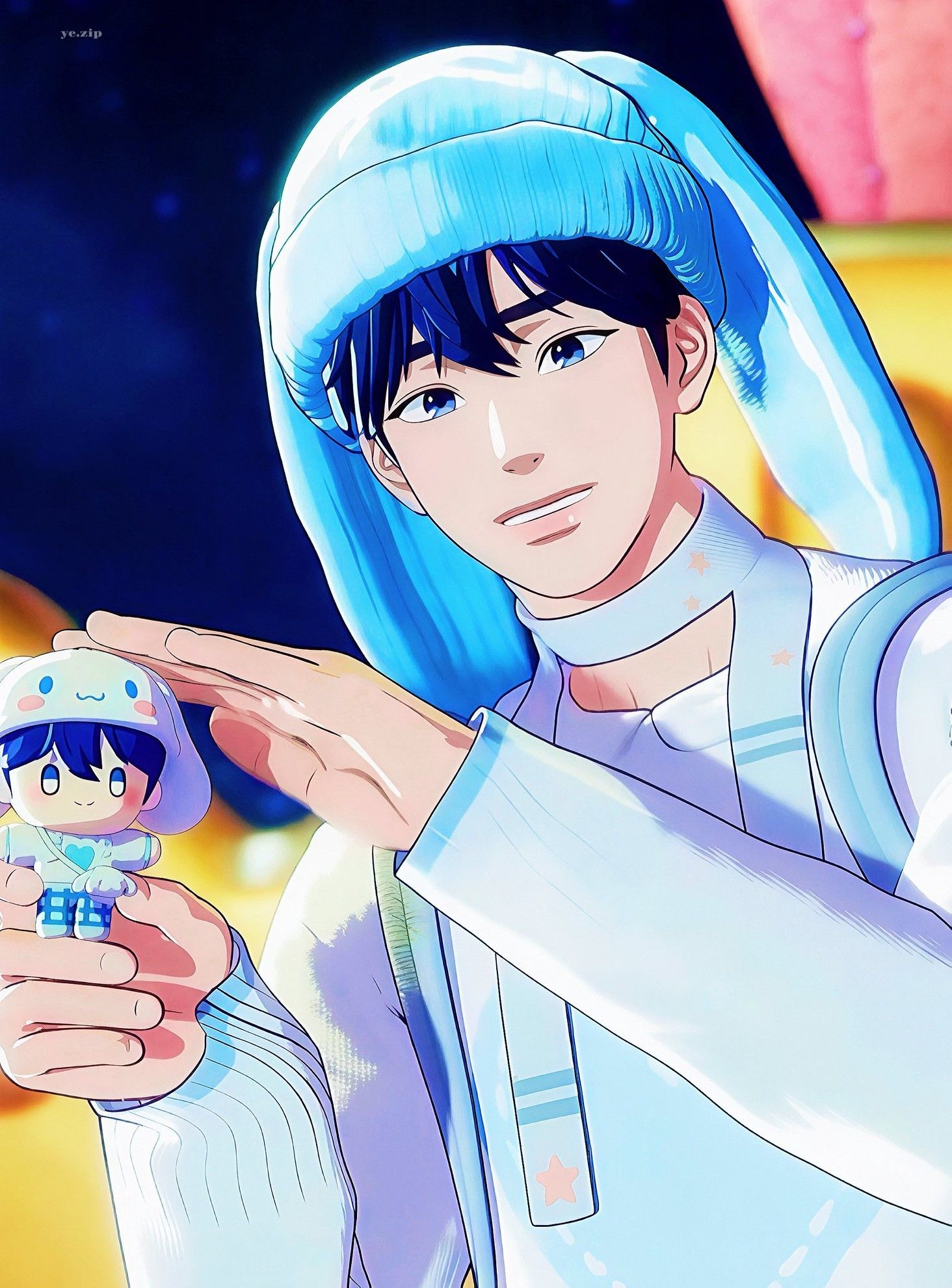 A moment captured by Yejun (PLAVE)'s fan