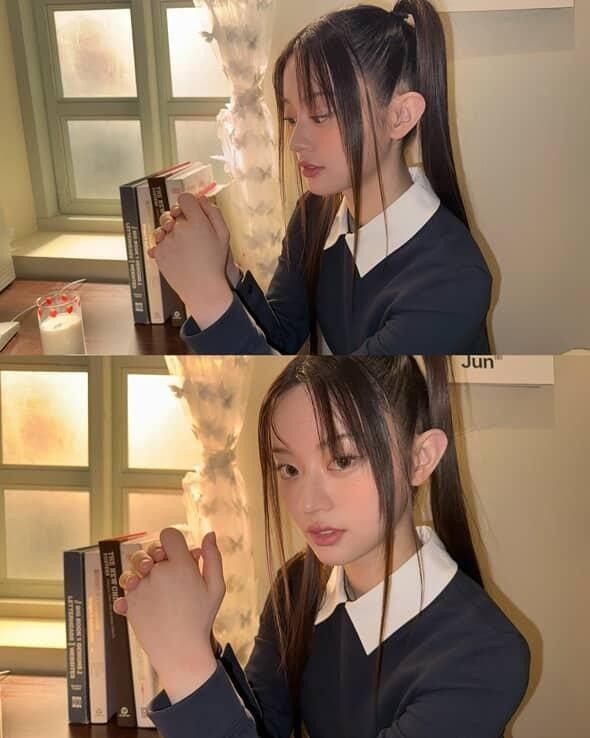A moment captured by Minju (ILLIT)'s fan