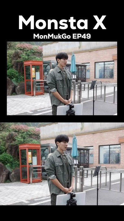 A moment captured by MONSTA X's fan