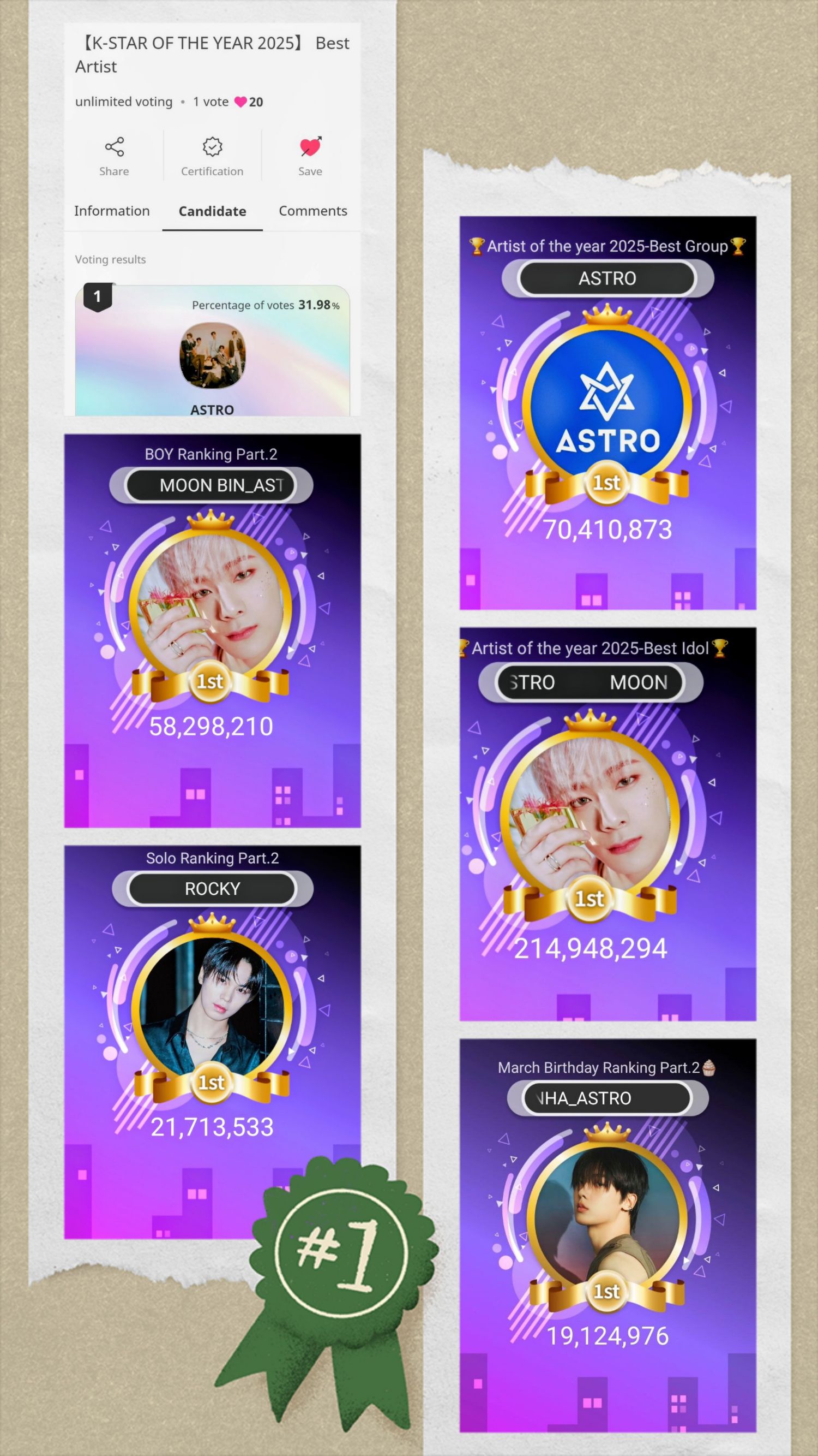 Recent activity shot of Moonbin (ASTRO)