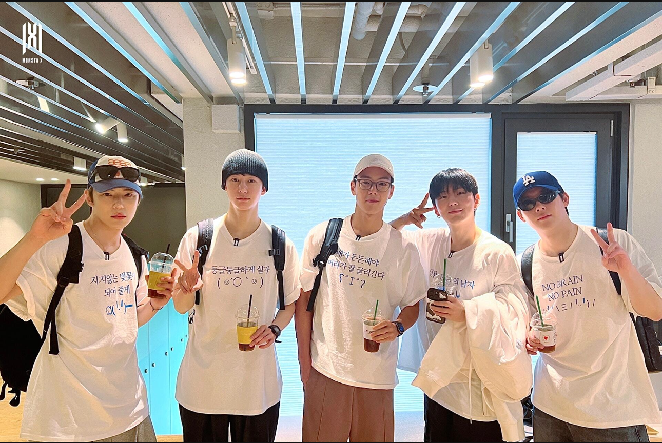 A moment captured by Kihyun (MONSTA X)'s fan