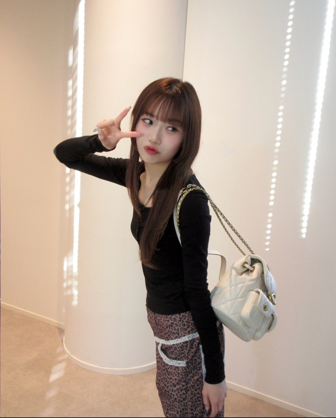 Recent activity shot of Shimizu Keiko (ME:I)