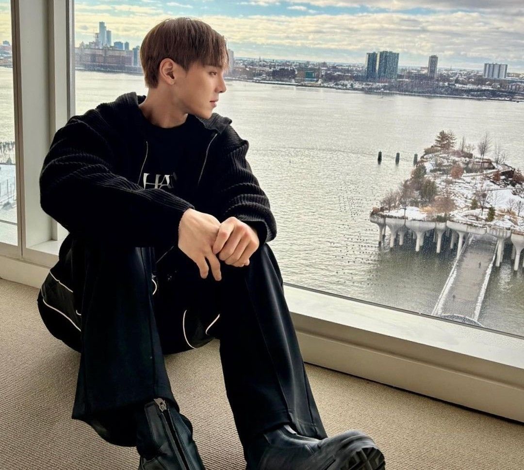 A moment captured by Shownu (MONSTA X)'s fan