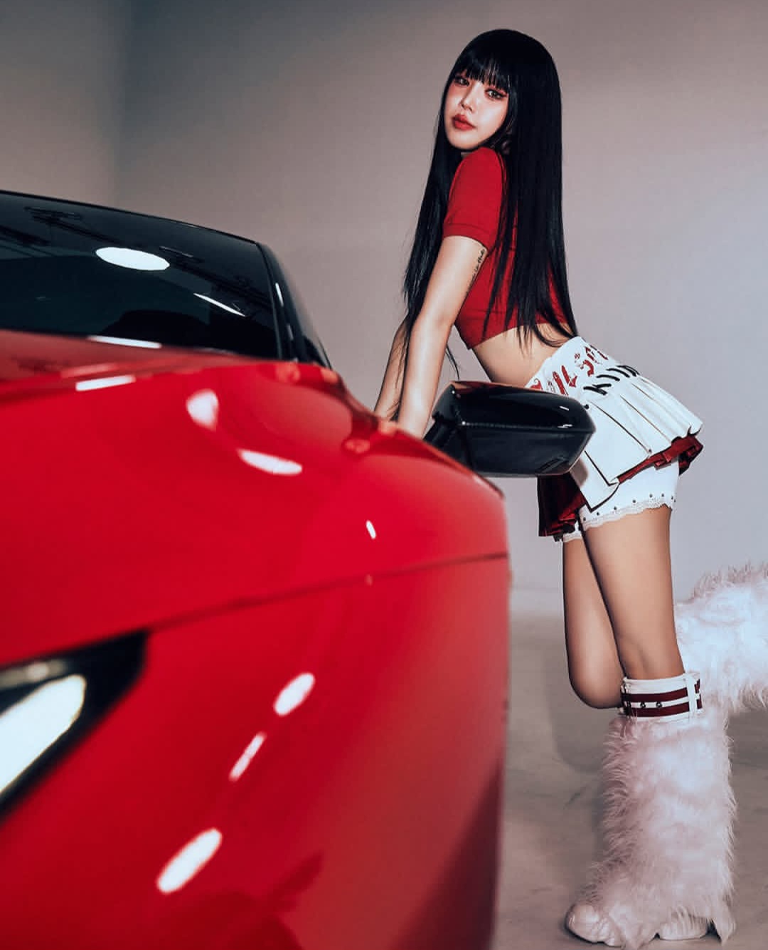 A moment captured by Soojin's fan