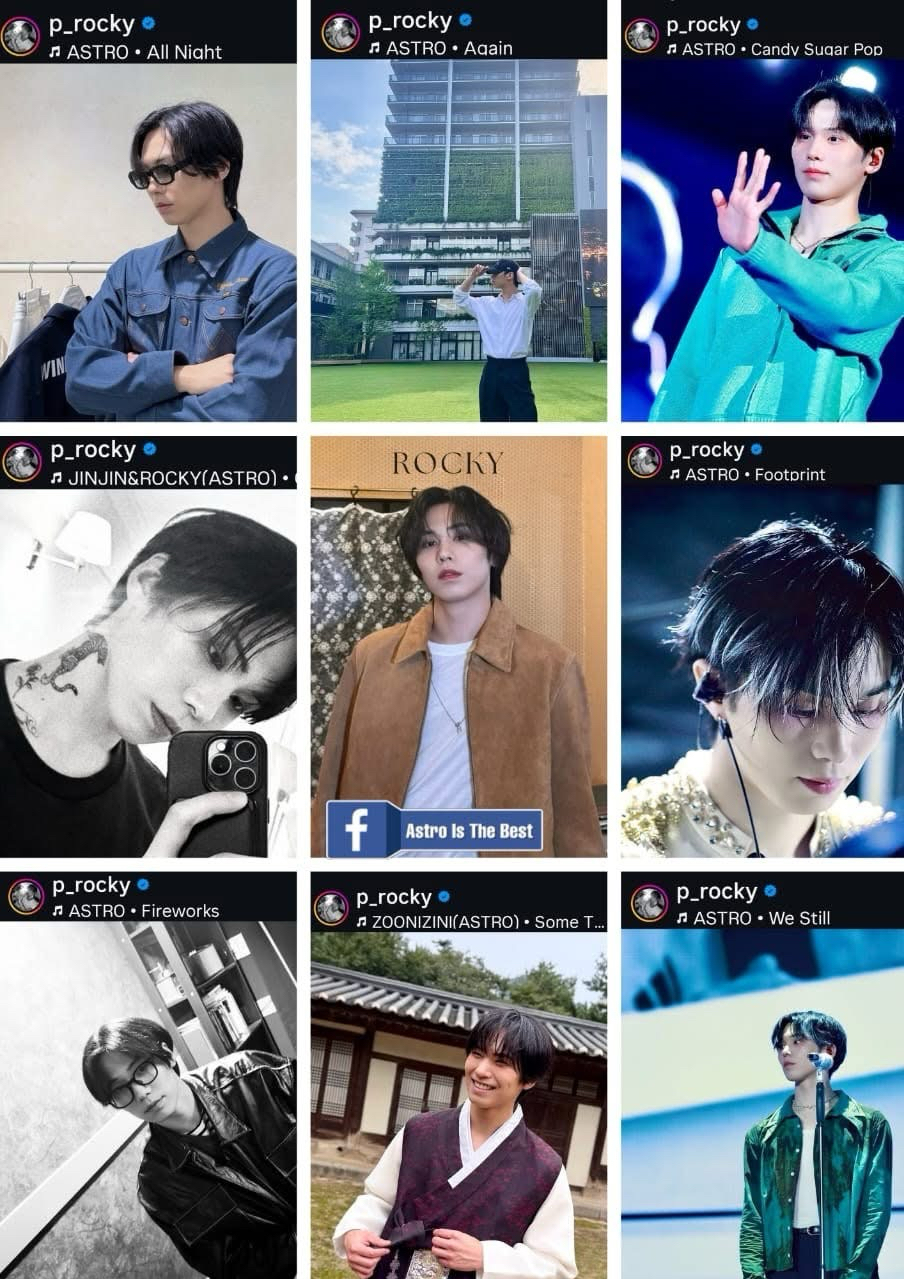 A moment captured by Rocky's fan