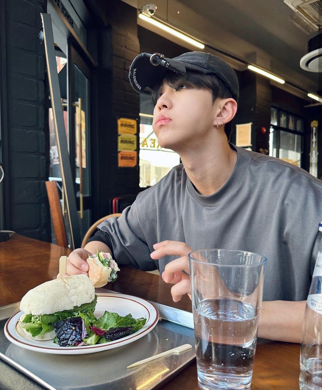 Recent activity shot of Hoshi (SEVENTEEN)