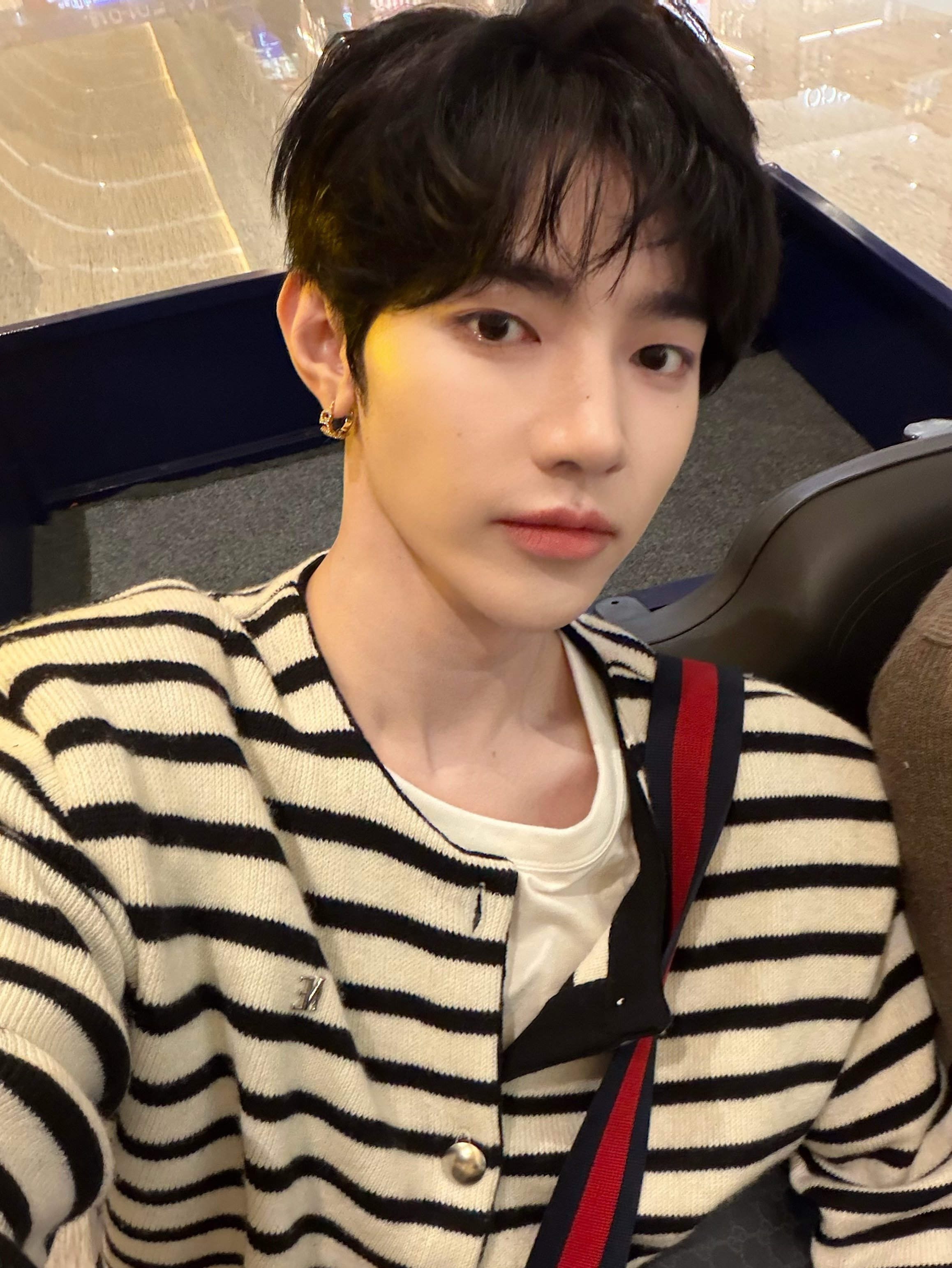 Recent activity shot of Zhang Hao (ZEROBASEONE)