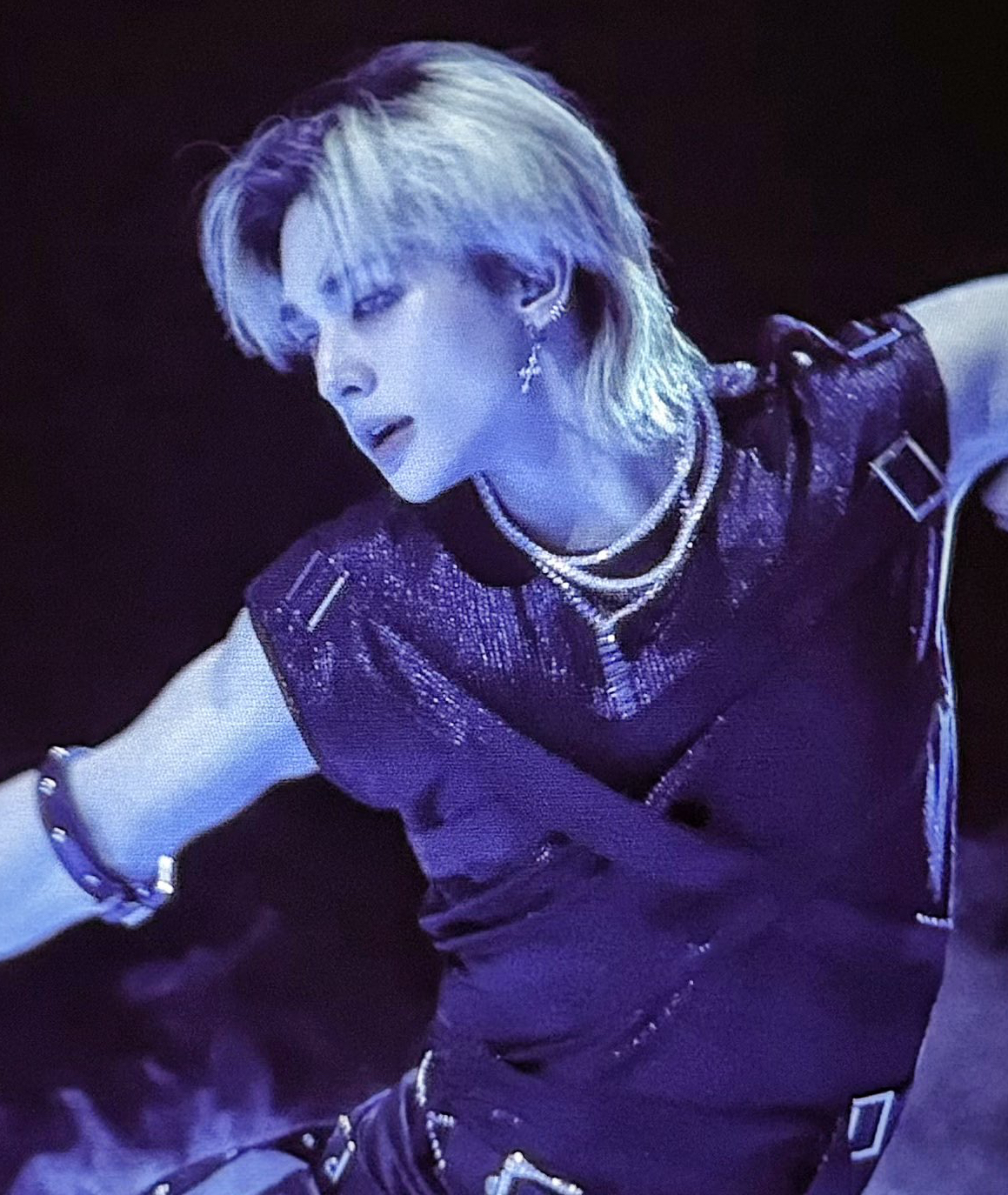 A moment captured by Hyunjin (Stray Kids)'s fan