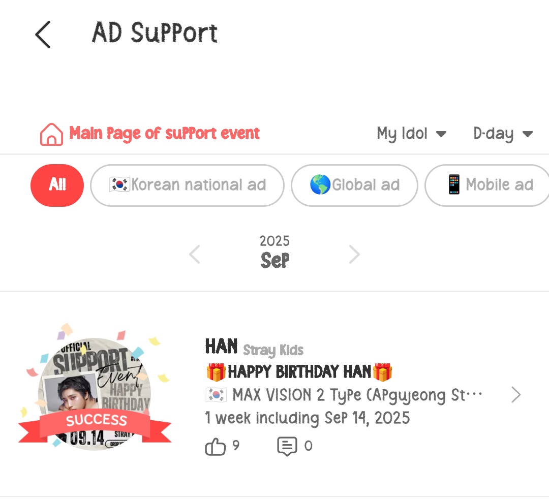 A moment captured by HAN (Stray Kids)'s fan