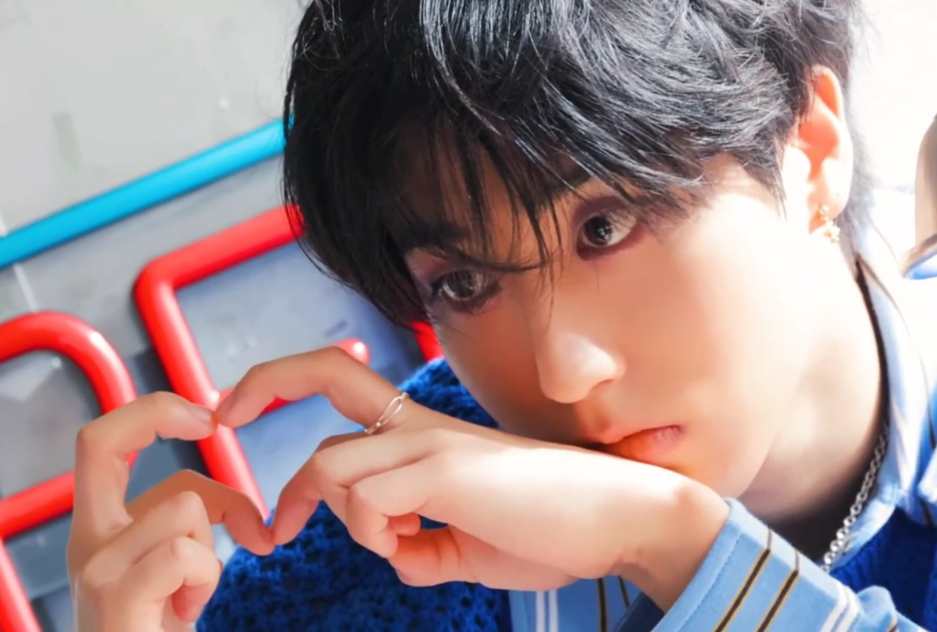 A moment captured by HAN (Stray Kids)'s fan