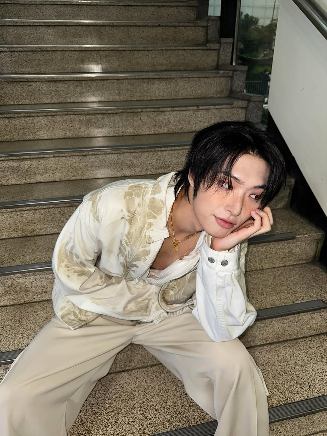 Recent activity shot of Mingi (ATEEZ)