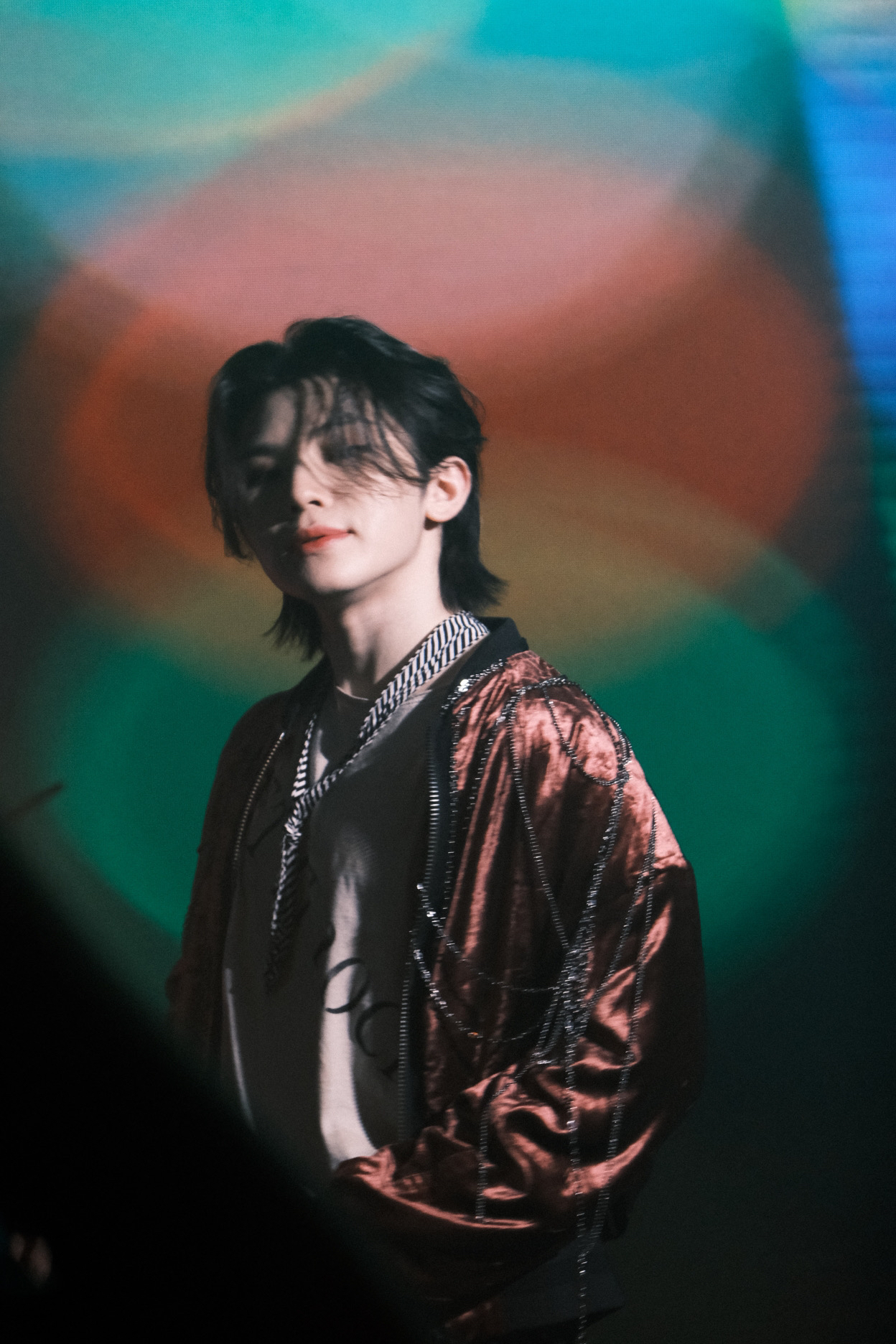 A moment captured by Woozi (SEVENTEEN)'s fan