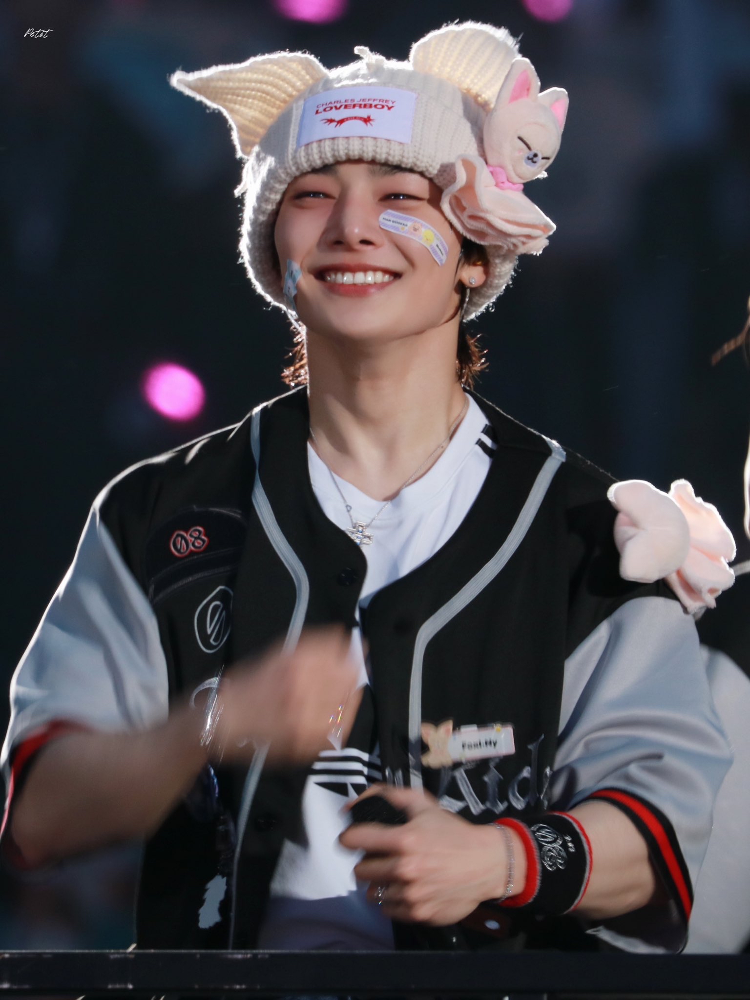 A moment captured by I.N (Stray Kids)'s fan