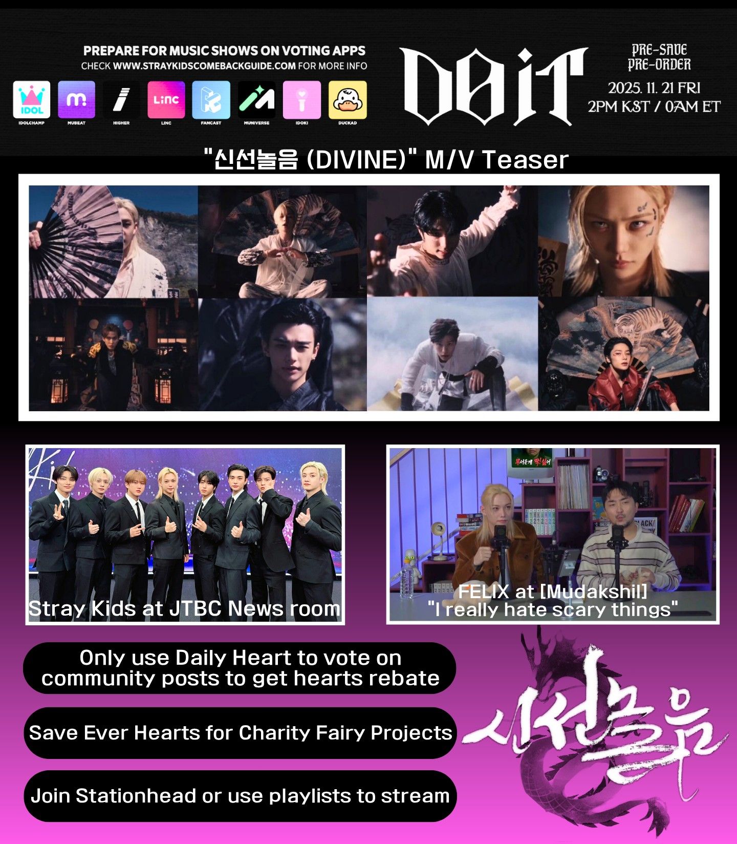 Hot post catching attention from Stray Kids's fandom