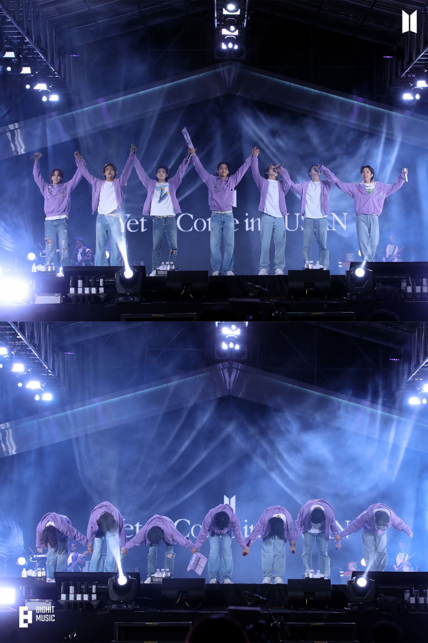 防彈少年團粉絲拍下的瞬間