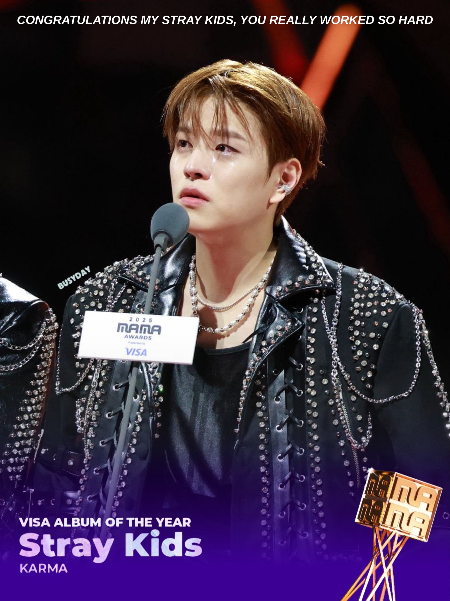 A moment captured by Seungmin (Stray Kids)'s fan