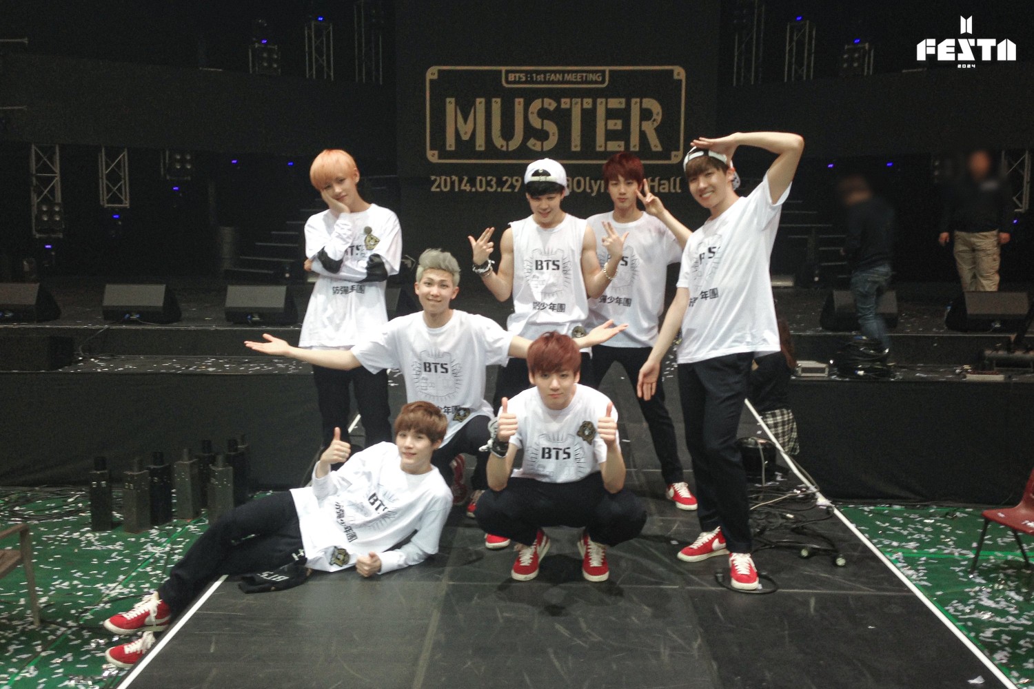 방탄소년단의 비하인드 컷