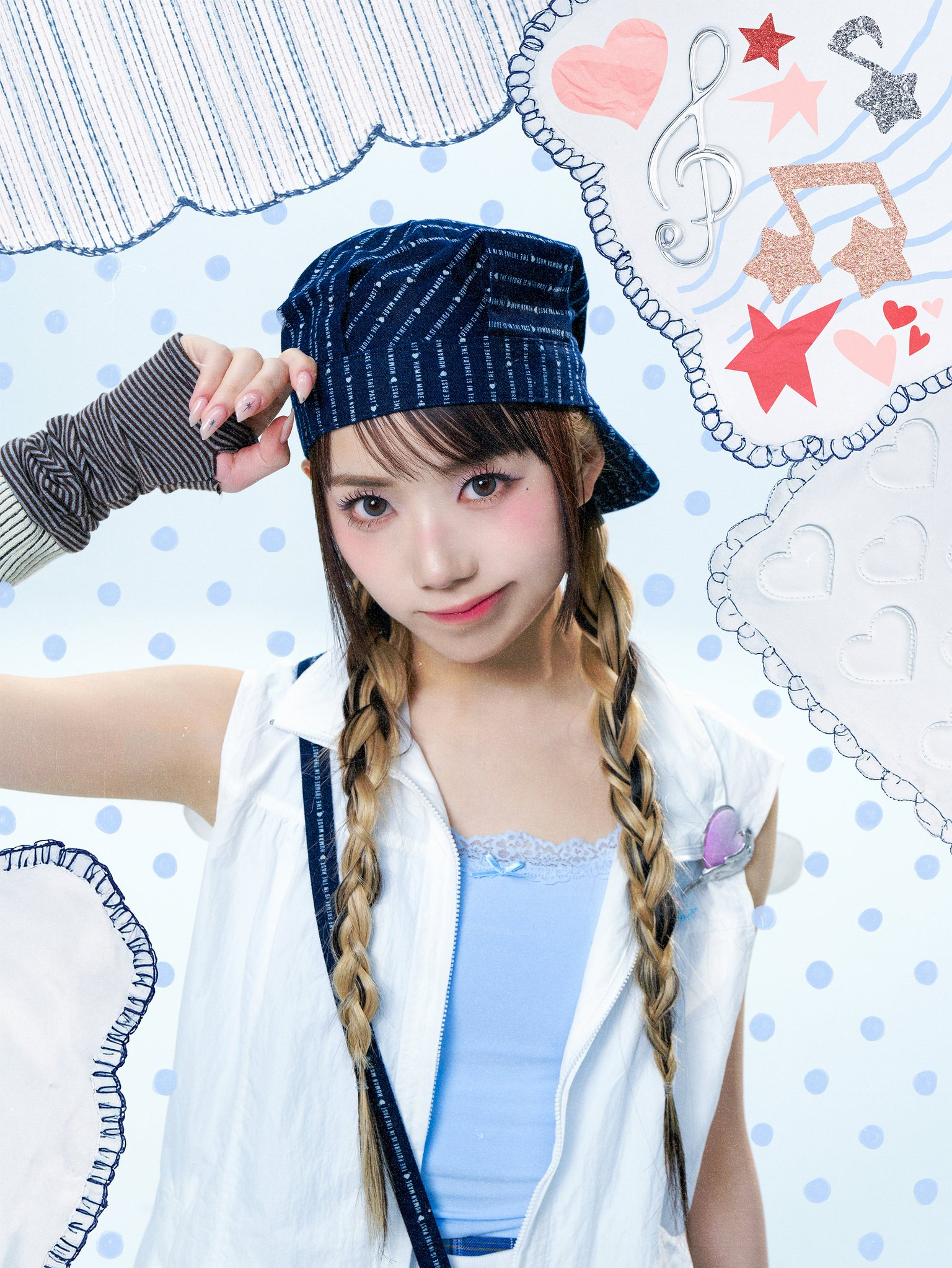 Recent activity shot of Shimizu Keiko (ME:I)