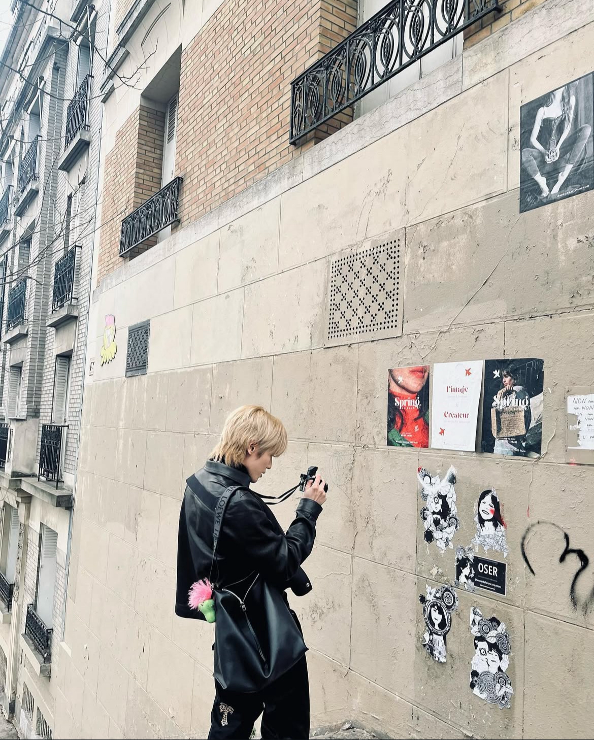 A moment captured by Taeyong (NCT 127)'s fan