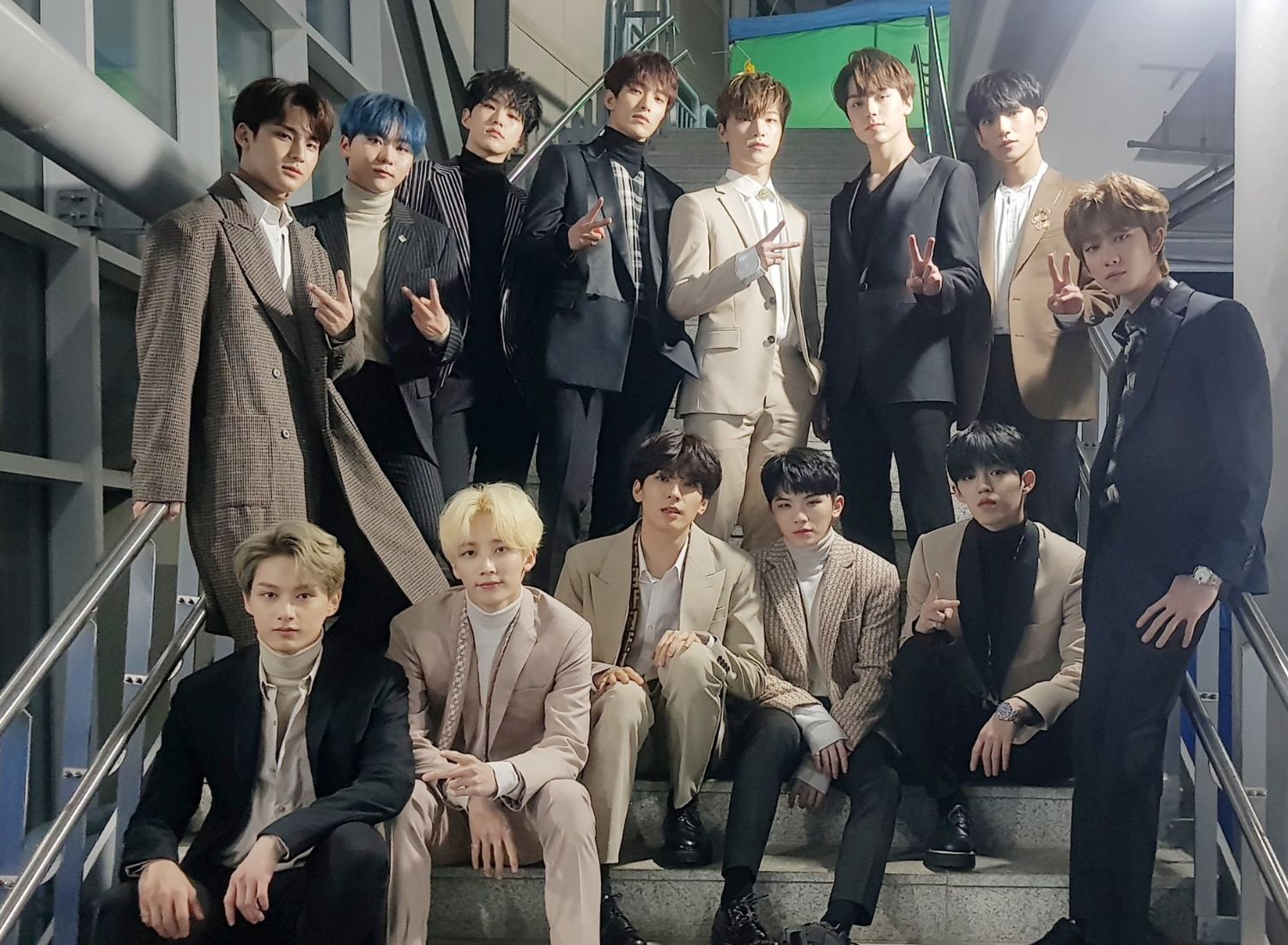 A moment captured by Woozi (SEVENTEEN)'s fan