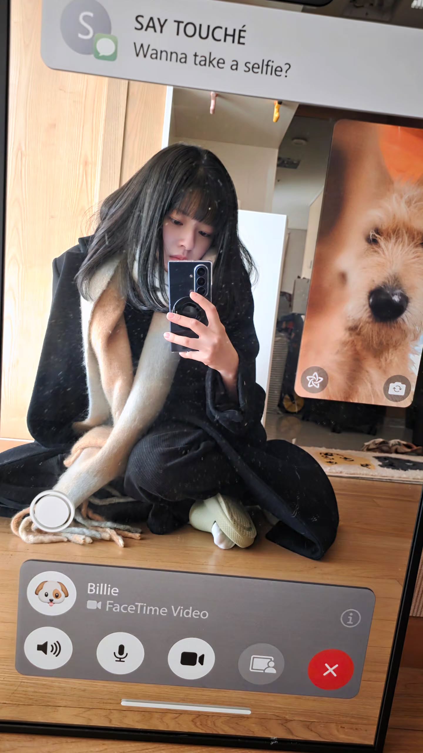 A moment captured by Jeongyeon (TWICE)'s fan