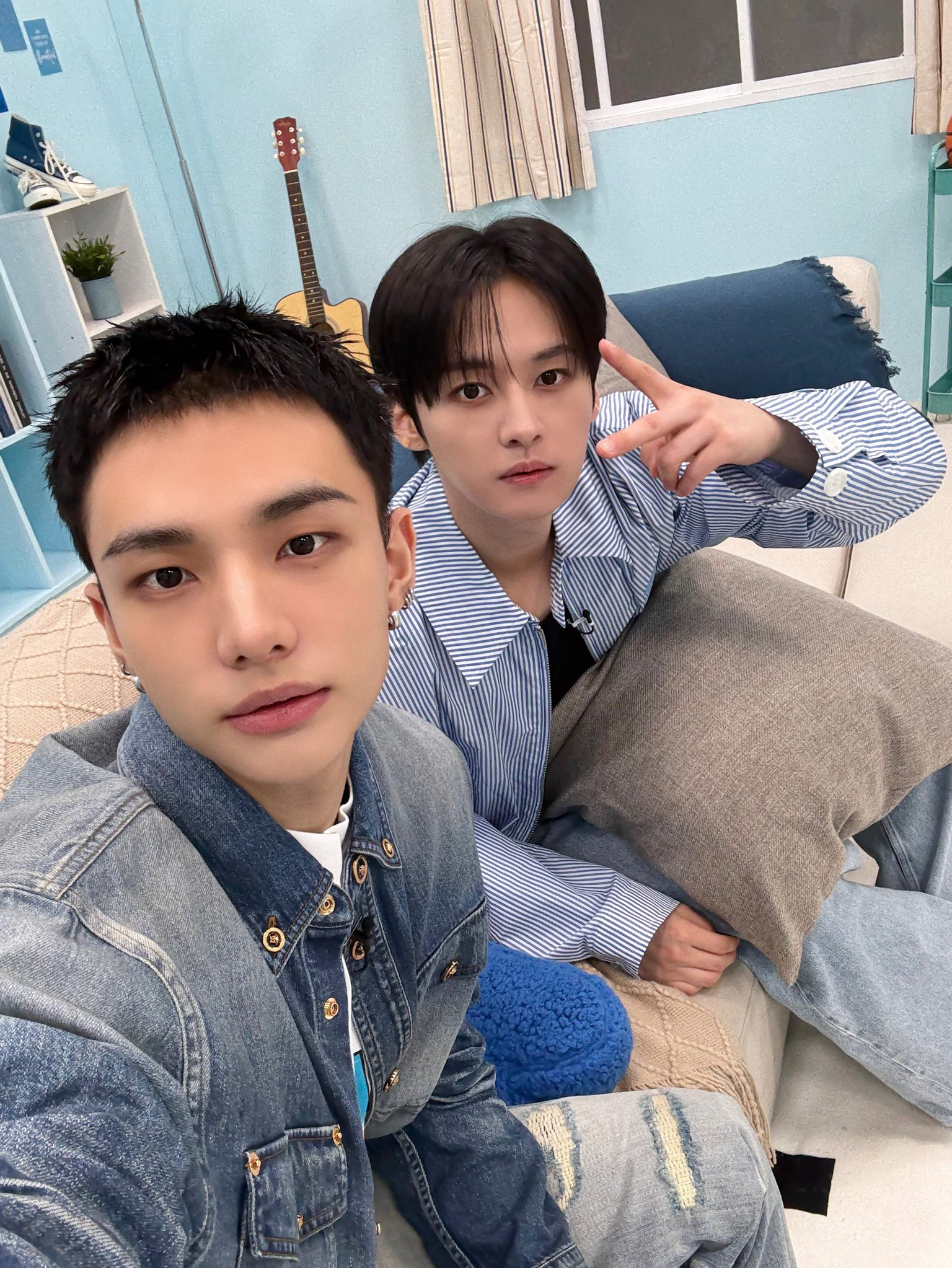 A moment captured by Hyunjin (Stray Kids)'s fan