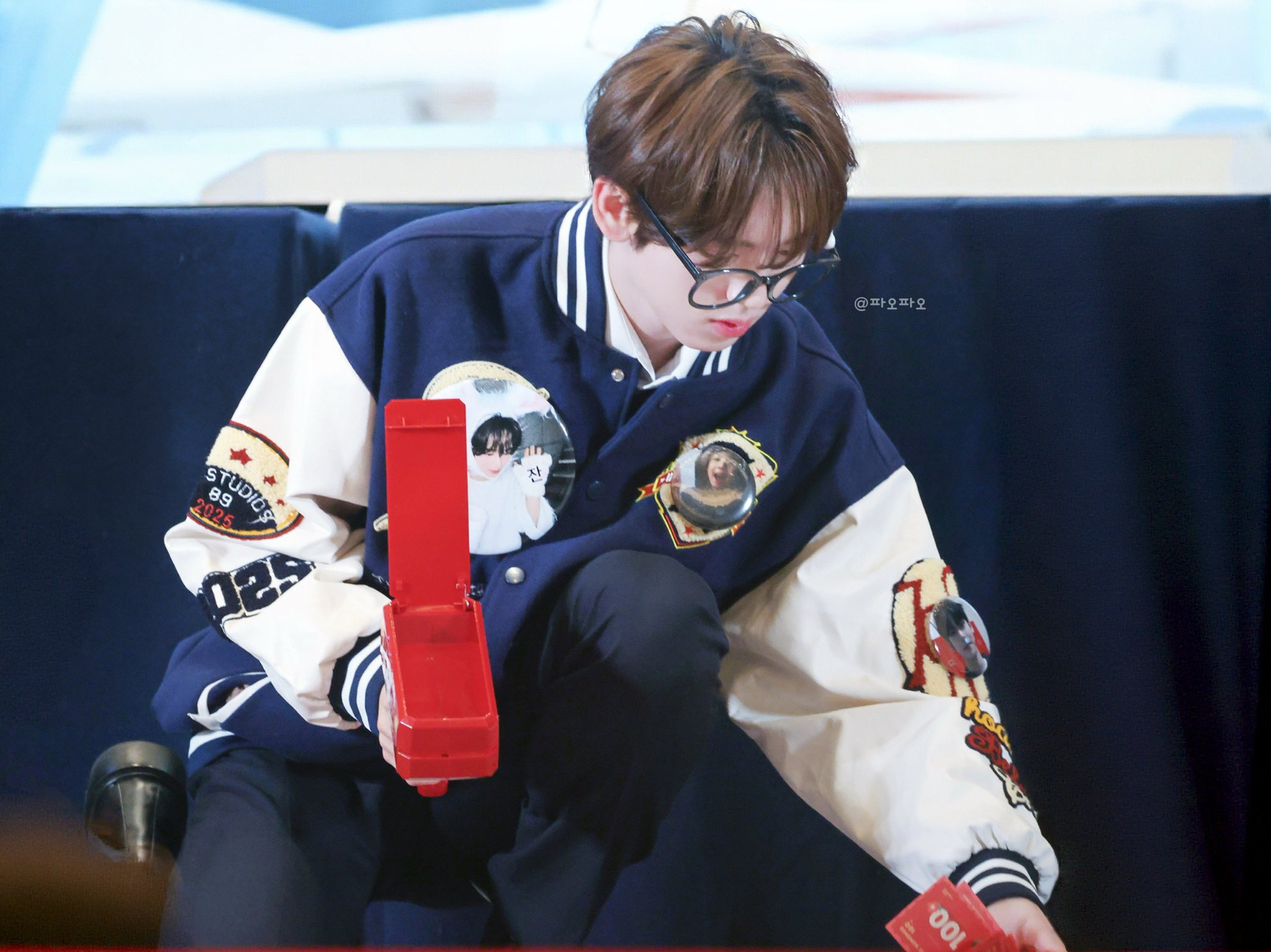 Momen yang diabadikan oleh penggemar Han Yujin (ZEROBASEONE)