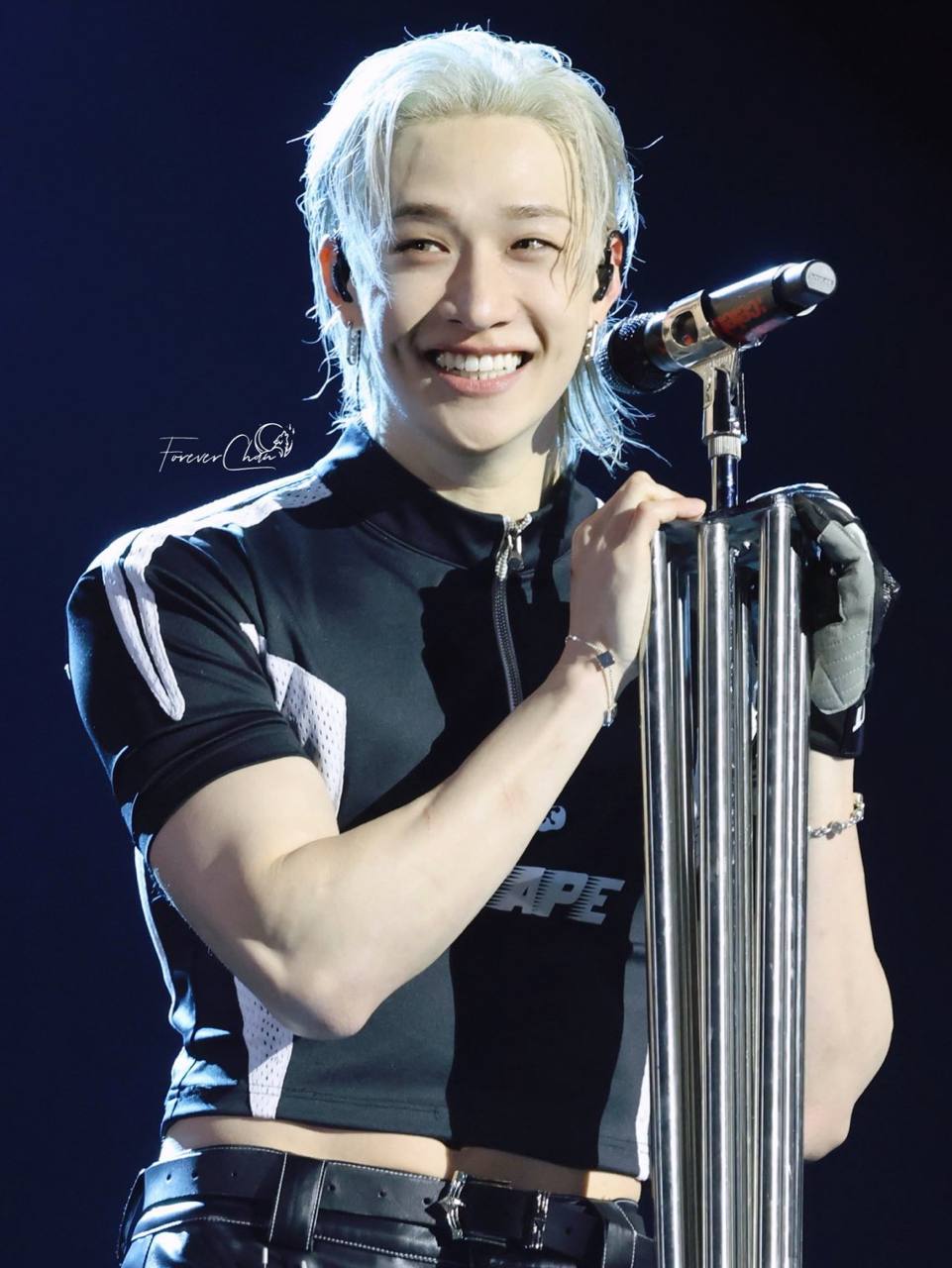 Recent activity shot of Bang Chan (Stray Kids)