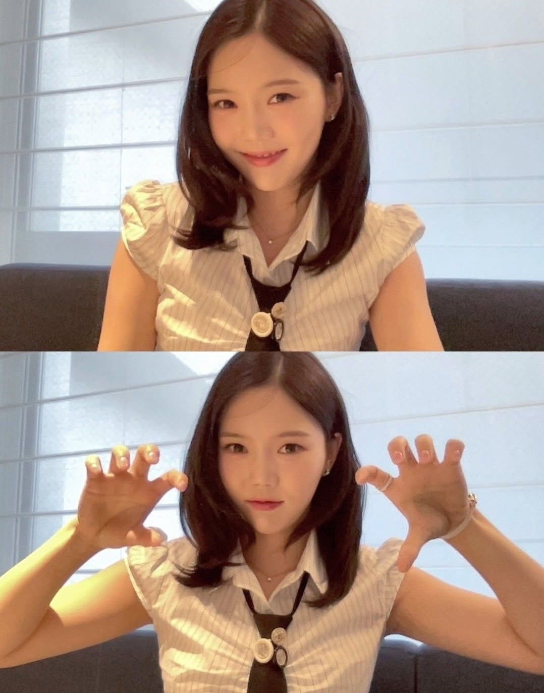 A moment captured by Hyojung (OH MY GIRL)'s fan