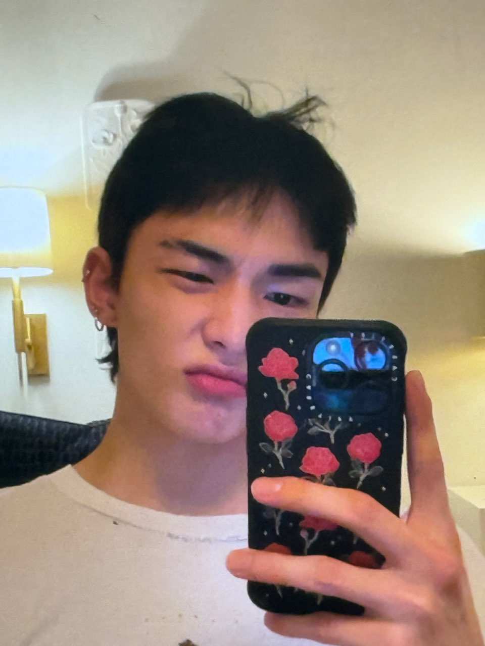 Recent activity shot of Hyunjin (Stray Kids)