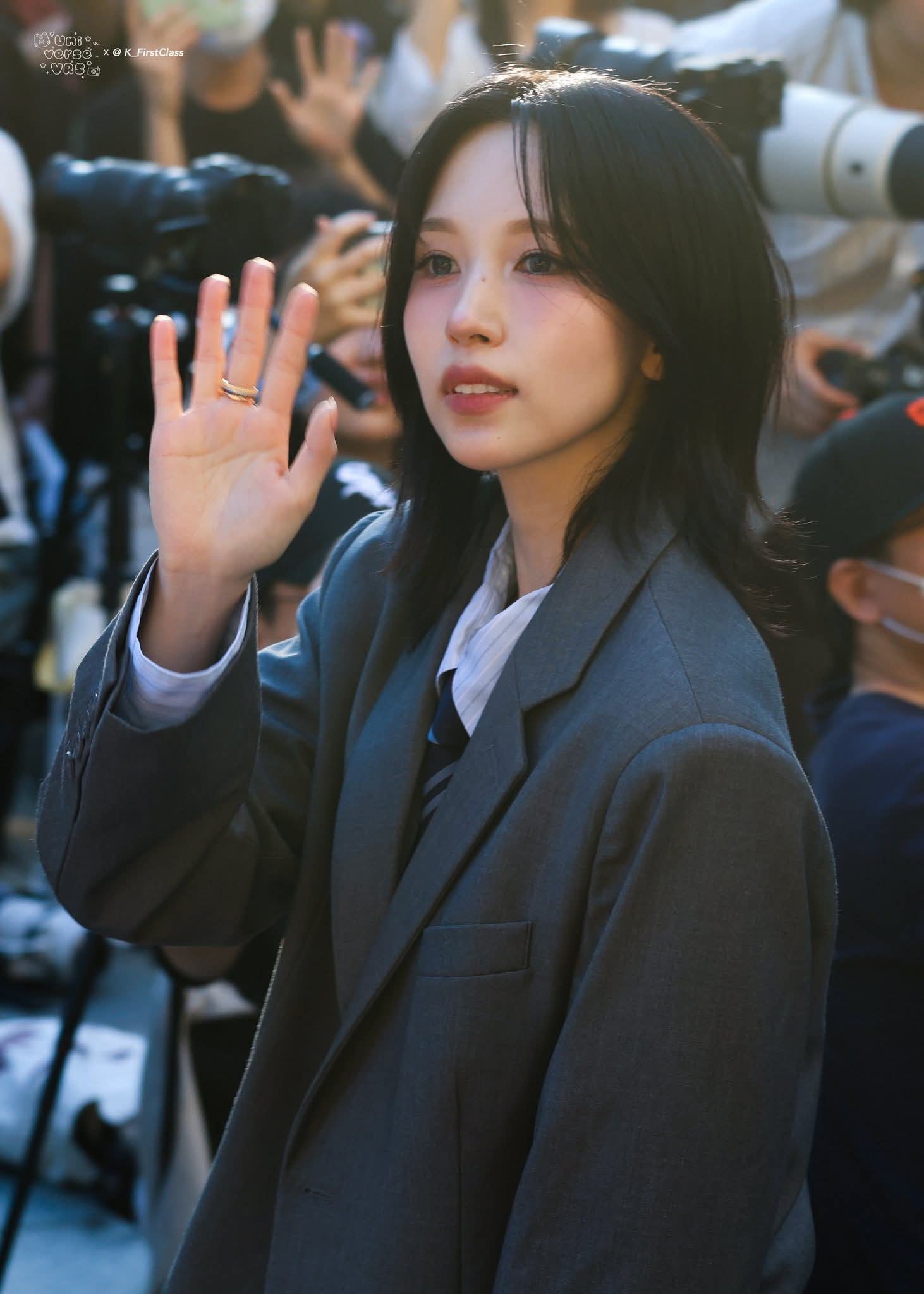 Mina (TWICE)粉絲拍下的瞬間