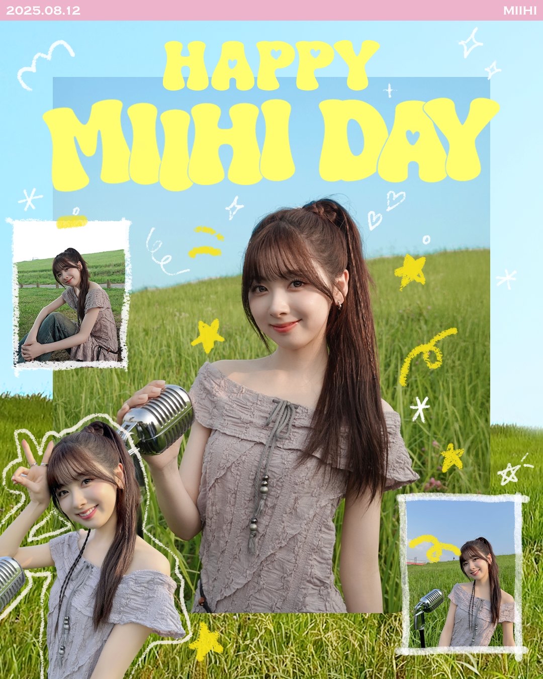 A moment captured by Miihi (NiziU)'s fan