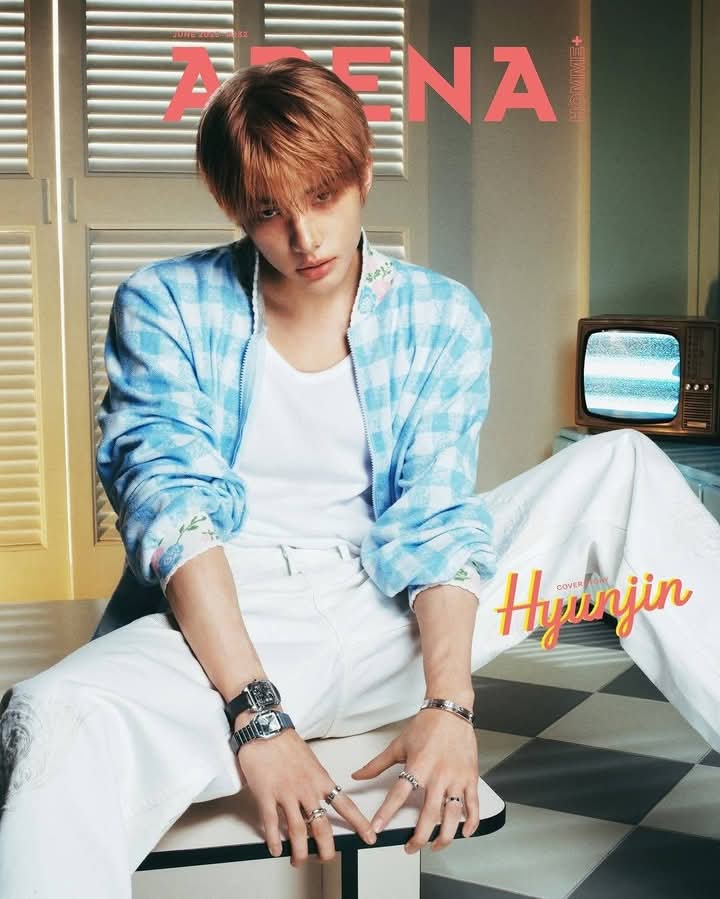A moment captured by Hyunjin (Stray Kids)'s fan