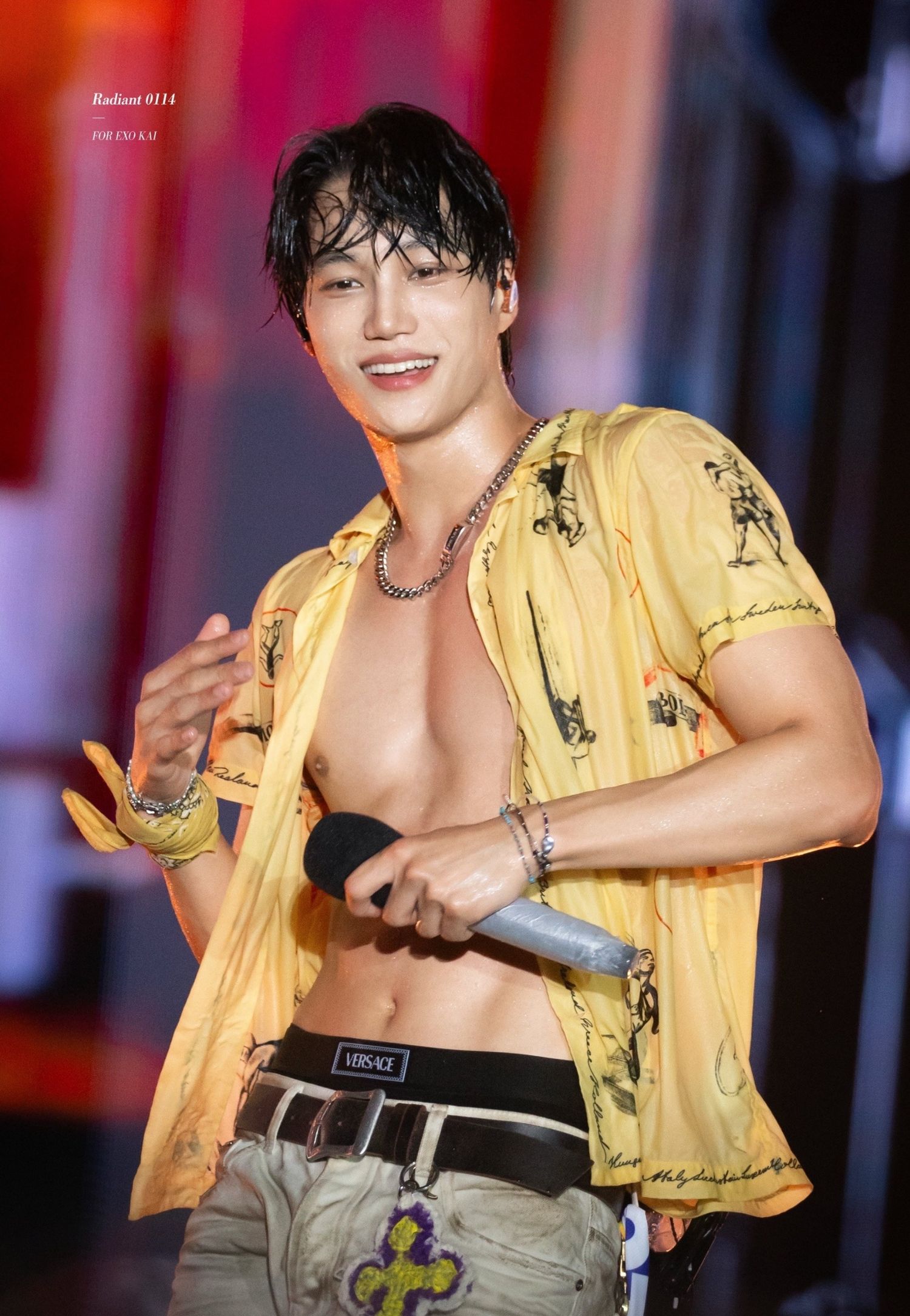 A moment captured by Kai (EXO)'s fan