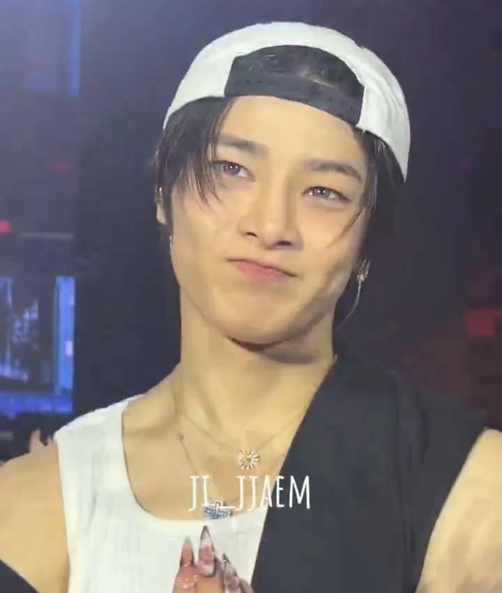 A moment captured by I.N (Stray Kids)'s fan